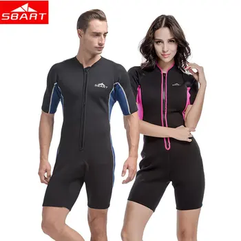 SBART Short Sleeve Neoprene Wetsuit For Swimming Spearfishing Wetsuit One piece Triathlon Scuba Swimming Diving Surfing Wetsuits
SBART Short Sleeve Neoprene Wetsuit For Swimming Spearfishing Wetsuit One piece Triathlon Scuba Swimming Diving Surfing Wetsuits