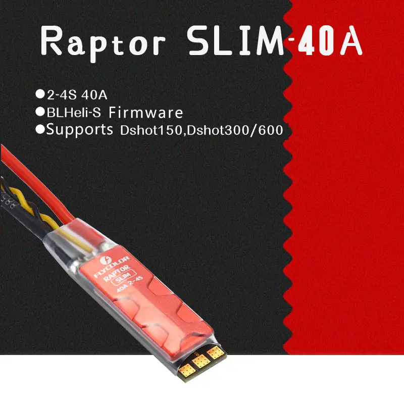 FATJAY Flycolor Raptor SLIM 40A ESC 2-4s blheli _ s прошивка Multishot для 170-330 мм RC multirotor racing FPV drone quadcopter
FATJAY Flycolor Raptor SLIM 40A ESC 2-4s blheli _ s прошивка Multishot для 170-330 мм RC multirotor racing FPV drone quadcopter