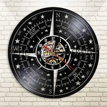 1Piece Compass Decorations Design Vinyl Record Wall Clock Antique Wall Clock Wall Hanging Modern Home Decor Art Best Gift Idea
1Piece Compass Decorations Design Vinyl Record Wall Clock Antique Wall Clock Wall Hanging Modern Home Decor Art Best Gift Idea