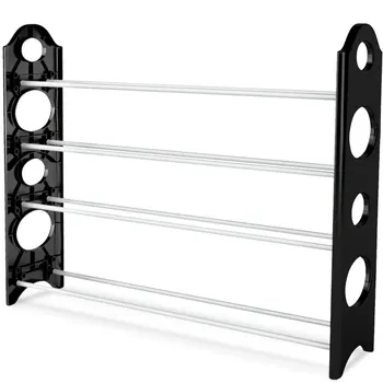 Practical Free Standing 4 Tier 20 Pairs Shoe Tower Rack Chrome Metal Shoe Rack US Warehouse Drop Shipping Available
Practical Free Standing 4 Tier 20 Pairs Shoe Tower Rack Chrome Metal Shoe Rack US Warehouse Drop Shipping Available