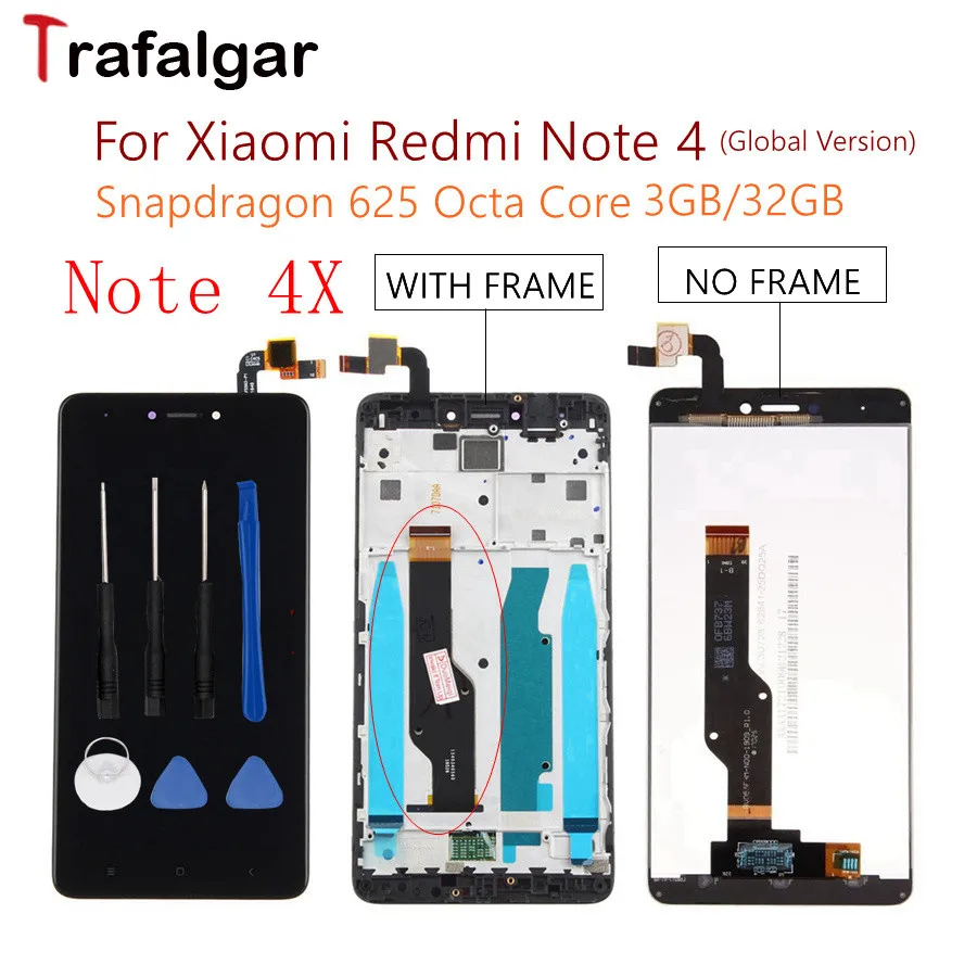 3GB 32GB Global Version For Xiaomi Redmi Note 4X LCD Display Touch Screen Assembly For Xiaomi Redmi Note 4 4X LCD Replacement
3GB 32GB Global Version For Xiaomi Redmi Note 4X LCD Display Touch Screen Assembly For Xiaomi Redmi Note 4 4X LCD Replacement