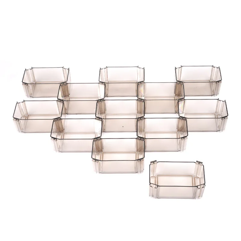 Honeycomb Layered Partition Drawer Wardrobe Underpants Socks Arrangement Box Plastic Hive Type Mesh Division Partition Group
Honeycomb Layered Partition Drawer Wardrobe Underpants Socks Arrangement Box Plastic Hive Type Mesh Division Partition Group
