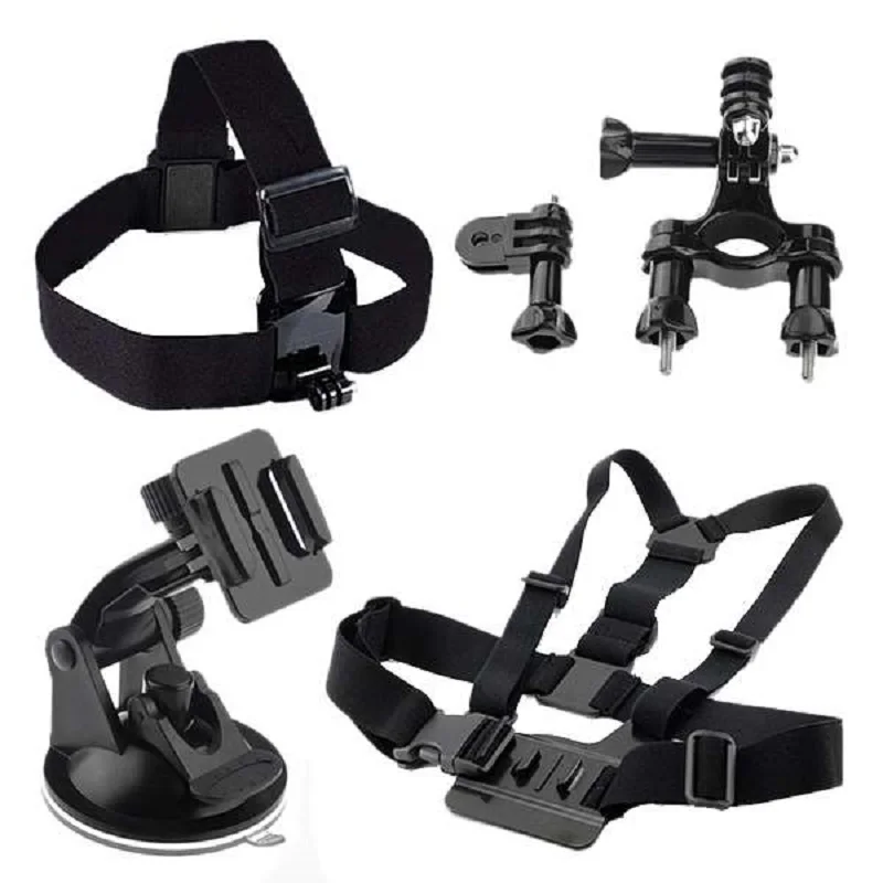 4 in 1 / 1 set Head Chest Strap Handlebar Mount Accessories Set For GoPro SJ4000 Camera accessories
4 in 1 / 1 set Head Chest Strap Handlebar Mount Accessories Set For GoPro SJ4000 Camera accessories