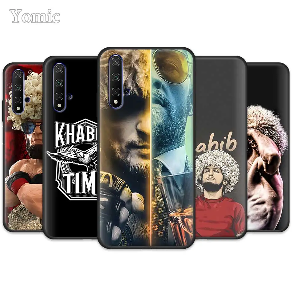 khabib nurmagomedov Black Silicone Cases for Huawei Honor Y5 Y6 Y7 Y9 2019 Y9 P30 Pro Honor 20 Pro Phone Case Cover
khabib nurmagomedov Black Silicone Cases for Huawei Honor Y5 Y6 Y7 Y9 2019 Y9 P30 Pro Honor 20 Pro Phone Case Cover