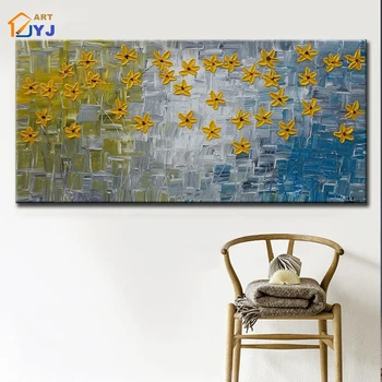 Thick Textured Handpainted Flower Picture Modern Abstract Oil Painting on Canvas Wall Art for Home Decor No Frame JYJ ART SL089
Thick Textured Handpainted Flower Picture Modern Abstract Oil Painting on Canvas Wall Art for Home Decor No Frame JYJ ART SL089
