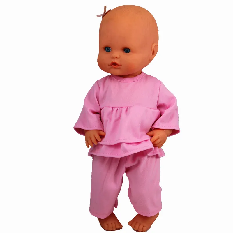 Doll Clothes Fit 35cm Nenuco Doll Nenuco Ropa Baby Realistic Reborn Doll Accessories Pink Double-deck T-shirt And Matched Pants
Doll Clothes Fit 35cm Nenuco Doll Nenuco Ropa Baby Realistic Reborn Doll Accessories Pink Double-deck T-shirt And Matched Pants