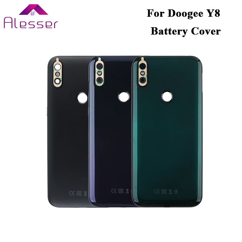 Чехол Alesser для аккумулятора Doogee Y8 со сменной крышкой отвода тепла тонкий защитный