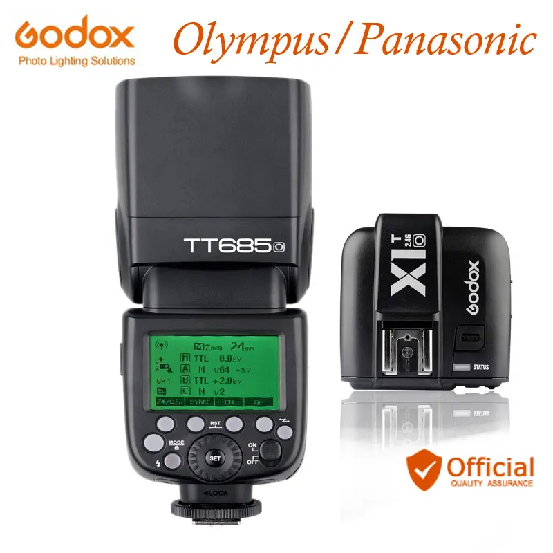Godox TTL TT685O Camera Flash 2.4G wireless HSS 1/8000s GN60+Transmitter for Olympus Panasonic E-M1 II E-PL8 E-PL6 E-P5 PEN-F
Godox TTL TT685O Camera Flash 2.4G wireless HSS 1/8000s GN60+Transmitter for Olympus Panasonic E-M1 II E-PL8 E-PL6 E-P5 PEN-F