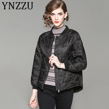 YNZZU Solid Casual 90% White Duck Down Coat Women 2019 Autumn New Zipper Loose Bomber Jacket Female Warm Winter Outwears A1047
YNZZU Solid Casual 90% White Duck Down Coat Women 2019 Autumn New Zipper Loose Bomber Jacket Female Warm Winter Outwears A1047