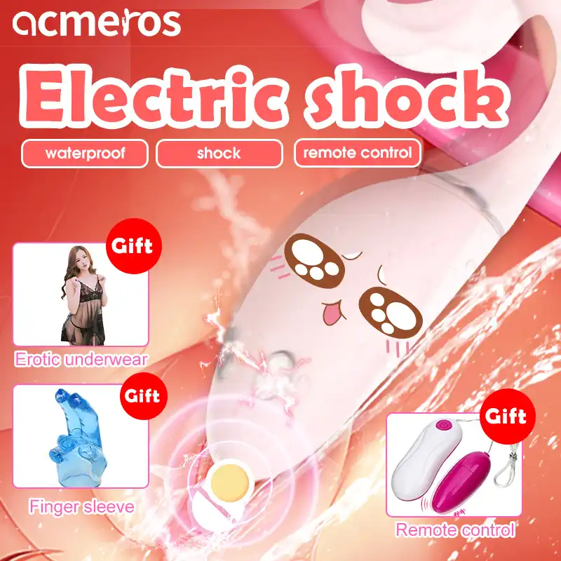 Acmeros Электрический шок вибратор дистанционное управление нагревание...