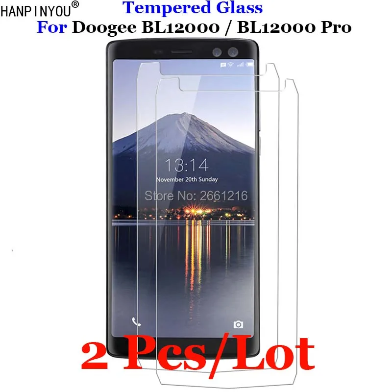 

2 Pcs/Lot For Doogee BL 12000 Tempered Glass 9H 2.5D Premium Screen Protector Film For Doogee BL12000 Pro 6.0"
