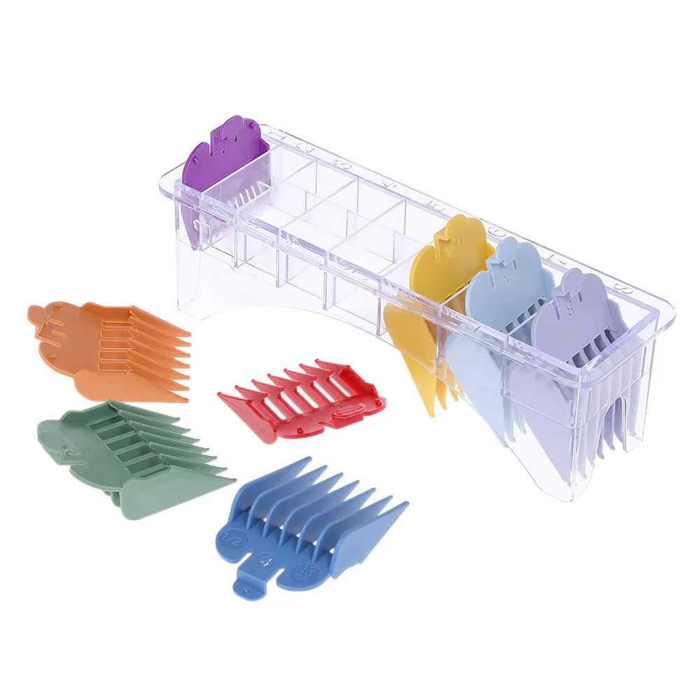 8 Size Colorful Hair Clipper Limit Comb Hair Guide Attachment Combs for Electric Hair Clipper Shaver Set Salon Haircut Accessory
8 Size Colorful Hair Clipper Limit Comb Hair Guide Attachment Combs for Electric Hair Clipper Shaver Set Salon Haircut Accessory