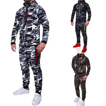 Laamei 2018 Camouflage Jacket Set Men Camo Printed 2Pc Sportwear Male Tracksuit Top Pants Suits Hoodie Coat Trousers Autumn
Laamei 2018 Camouflage Jacket Set Men Camo Printed 2Pc Sportwear Male Tracksuit Top Pants Suits Hoodie Coat Trousers Autumn