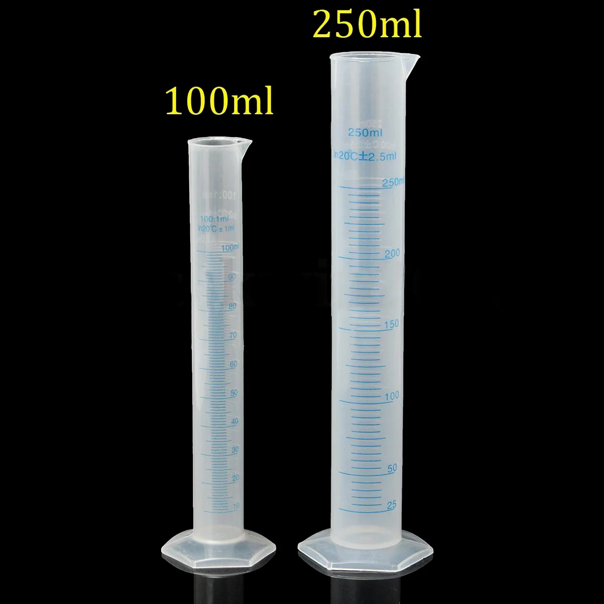JX-LCLYL New 100/250ml Test Jar Plastic Tube For Beer and Wine Making Hydrometer Homebrew