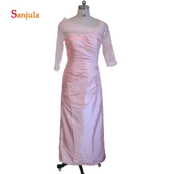 Pink Taffeta Mother of the Bride Dresses Sheath Pleats Appliques Beaded Elegant Formal Dresses vestidos casamento madrinha D44
Pink Taffeta Mother of the Bride Dresses Sheath Pleats Appliques Beaded Elegant Formal Dresses vestidos casamento madrinha D44