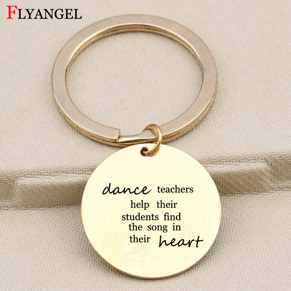 New Teacher Keychain Dance teachers help students find the song in heart Key Chain Key Ring Jewelry For Teacher's Day Gift
New Teacher Keychain Dance teachers help students find the song in heart Key Chain Key Ring Jewelry For Teacher's Day Gift