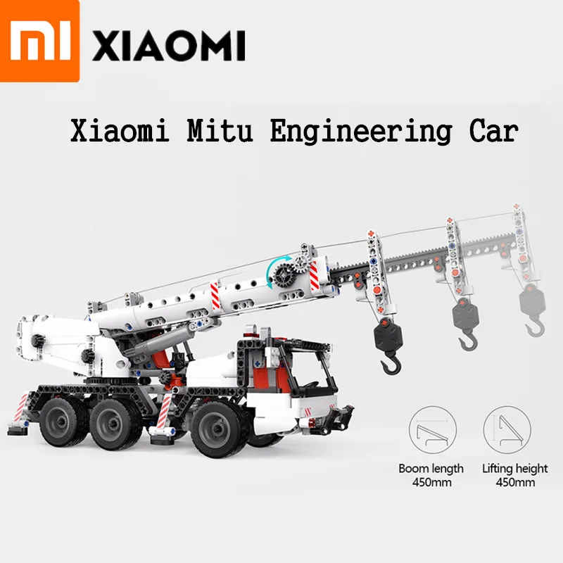 Original Xiaomi Mitu Engineering Car Mi Blocks Vehicles Truck Simulation Reduction Multi Engineering Crane Truck Gift For Kids
Original Xiaomi Mitu Engineering Car Mi Blocks Vehicles Truck Simulation Reduction Multi Engineering Crane Truck Gift For Kids