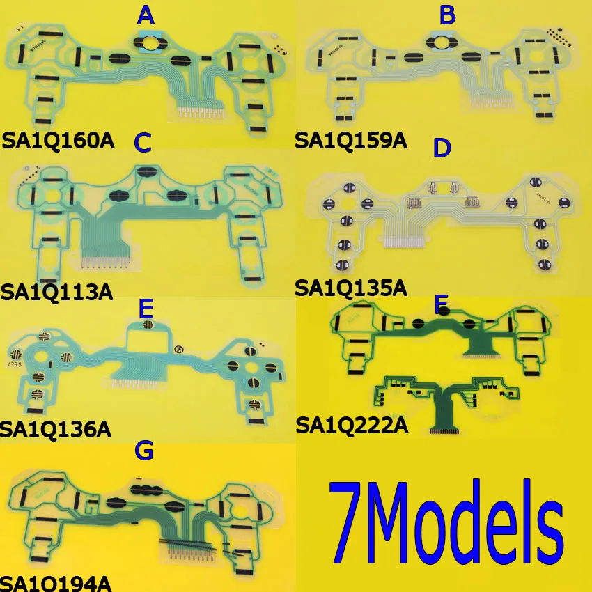 Controller Ribbon Circuit Board for PS3 Controller Dualshock 3 SA1Q135A SA1Q160A SA1Q159A SA1Q194A Vibration Conductive Film
Controller Ribbon Circuit Board for PS3 Controller Dualshock 3 SA1Q135A SA1Q160A SA1Q159A SA1Q194A Vibration Conductive Film