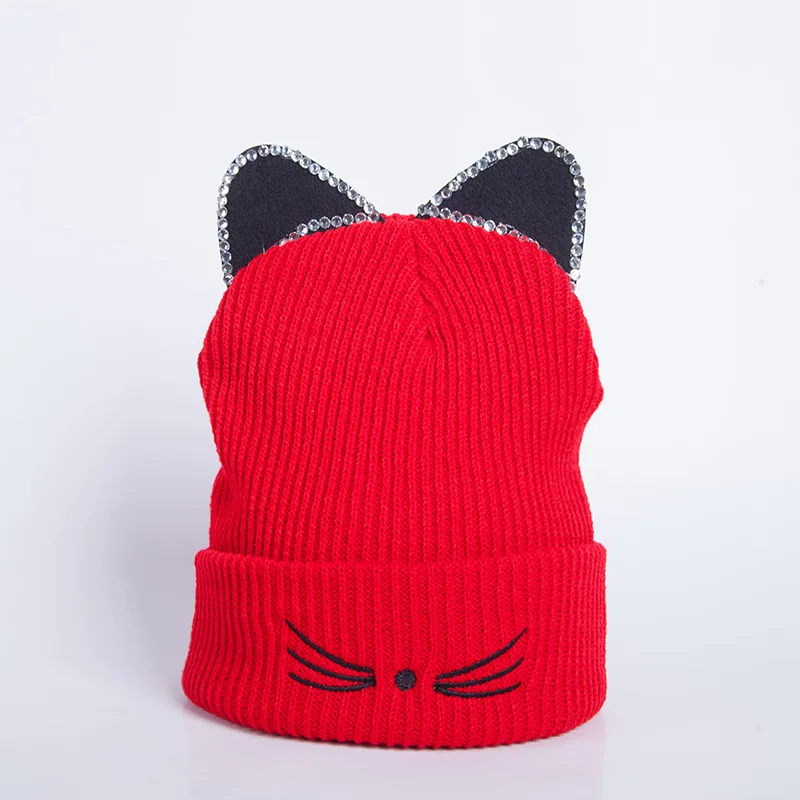 2019 New Embroidery Cartoon Meow Hat Winter Hat Cotton for Men Caps Women Warm Hip Knitted Hat for Boys and Girls Knitting Caps
2019 New Embroidery Cartoon Meow Hat Winter Hat Cotton for Men Caps Women Warm Hip Knitted Hat for Boys and Girls Knitting Caps