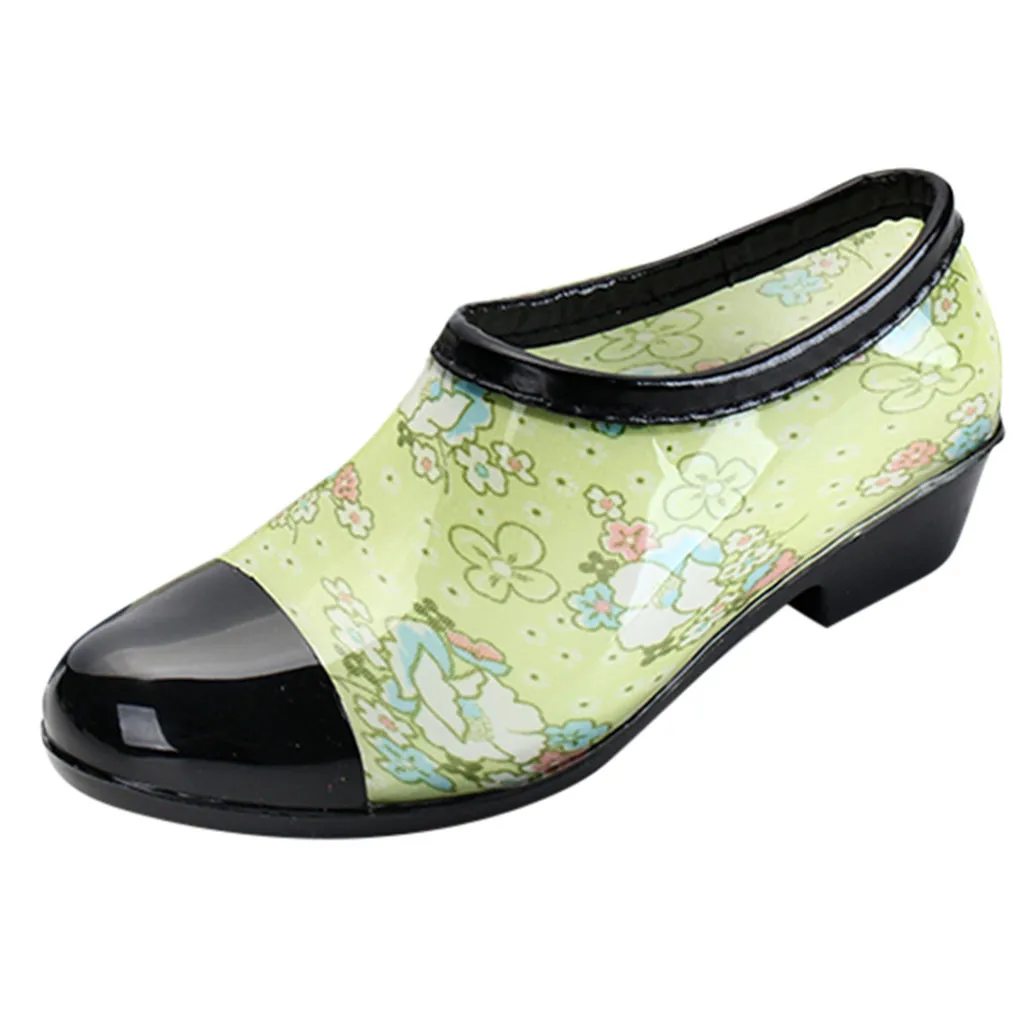 SAGACE 2019 Women's Rain Boots Summer Boot Fashion Leisure Low-Heeled Round Toe Shoes Shallow Mouth Rain Boots Waterproof
SAGACE 2019 Women's Rain Boots Summer Boot Fashion Leisure Low-Heeled Round Toe Shoes Shallow Mouth Rain Boots Waterproof