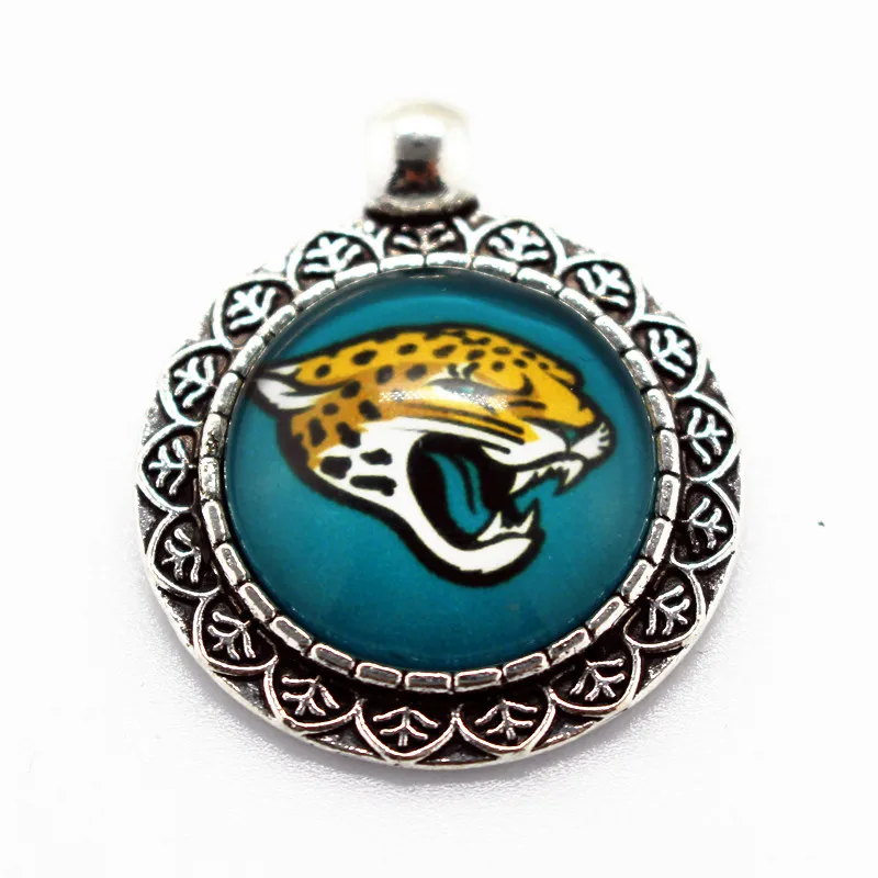 High Quality 10pcs Football Sports Jackson Jaguars Team Dangle Charms Alloy Glass Pendant Fit Necklaces Bracelet Fashion Jewelry
High Quality 10pcs Football Sports Jackson Jaguars Team Dangle Charms Alloy Glass Pendant Fit Necklaces Bracelet Fashion Jewelry