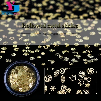 400pscGold Hollow Nail Art DIY Decorations Metal Nail Rivets Cross Star Triangle Square Studs Nail Decoration Body Art manicure
400pscGold Hollow Nail Art DIY Decorations Metal Nail Rivets Cross Star Triangle Square Studs Nail Decoration Body Art manicure