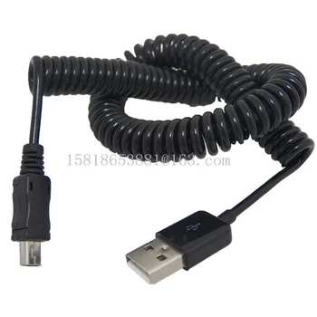 3M Spring Coiled USB 2.0 Male to Mini USB Data Sync Charger Cable For MP3 GPS Camera Extension Hard Drives
3M Spring Coiled USB 2.0 Male to Mini USB Data Sync Charger Cable For MP3 GPS Camera Extension Hard Drives