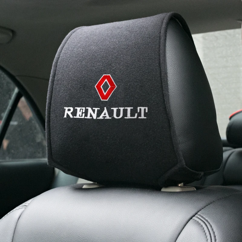 

1PCS Hot car headrest neck rest cover fit for Renault Laguna 2 Captur Fluence Megane 2 Megane 3 Scenic