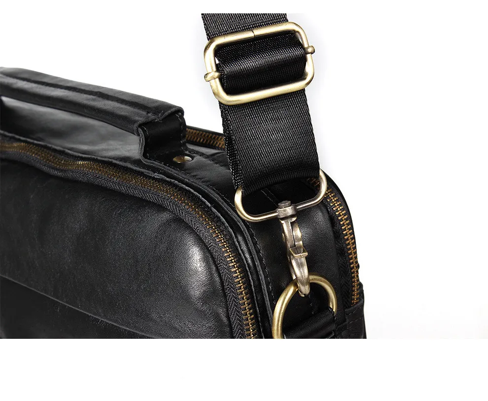 Oil wax leather Briefcase (4)
