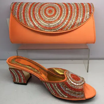 New Arrival Fahion Matching Shoes And Bag Set African Style Ladies Orange High Heels Shoes And Bag Set For Party
New Arrival Fahion Matching Shoes And Bag Set African Style Ladies Orange High Heels Shoes And Bag Set For Party