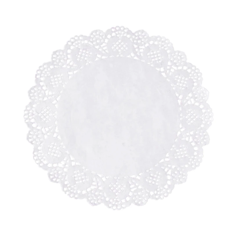 100 Pieces white Lace Round Doilies Cake Packaging Pads Wedding Tableware Decoration
100 Pieces white Lace Round Doilies Cake Packaging Pads Wedding Tableware Decoration