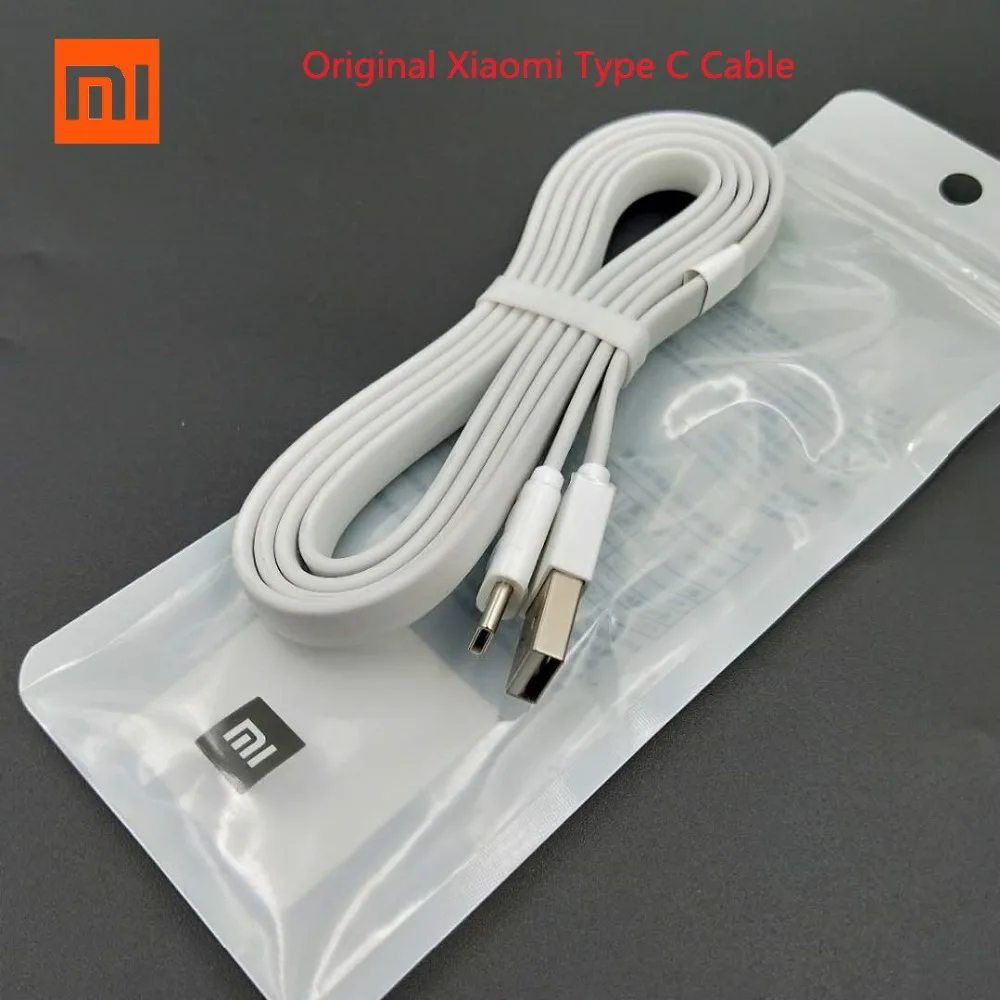 Original Xiaomi Type C Cable Flat Data Sync Line 2A USB-C Noodle Cable For Mi A2 A1 8 8se 6 6X/Mix 2 2S /Max 3 2/5 5S 5X Note 3
Original Xiaomi Type C Cable Flat Data Sync Line 2A USB-C Noodle Cable For Mi A2 A1 8 8se 6 6X/Mix 2 2S /Max 3 2/5 5S 5X Note 3