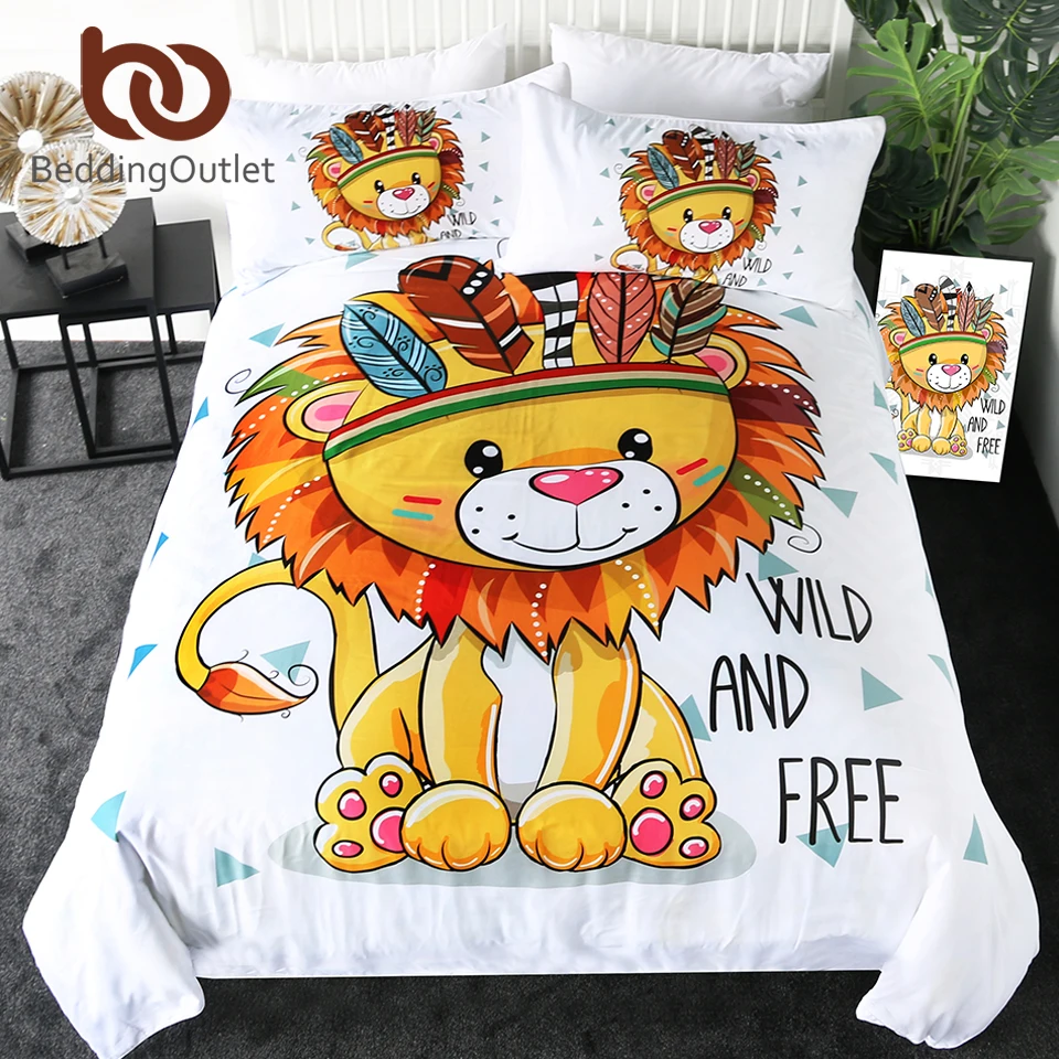BeddingOutlet Lion Bedding Set Queen Size Cartoon Duvet Cover for Kids Teen Tribal Animal Bed Set Geometric Bed Linen 3-Piece
BeddingOutlet Lion Bedding Set Queen Size Cartoon Duvet Cover for Kids Teen Tribal Animal Bed Set Geometric Bed Linen 3-Piece