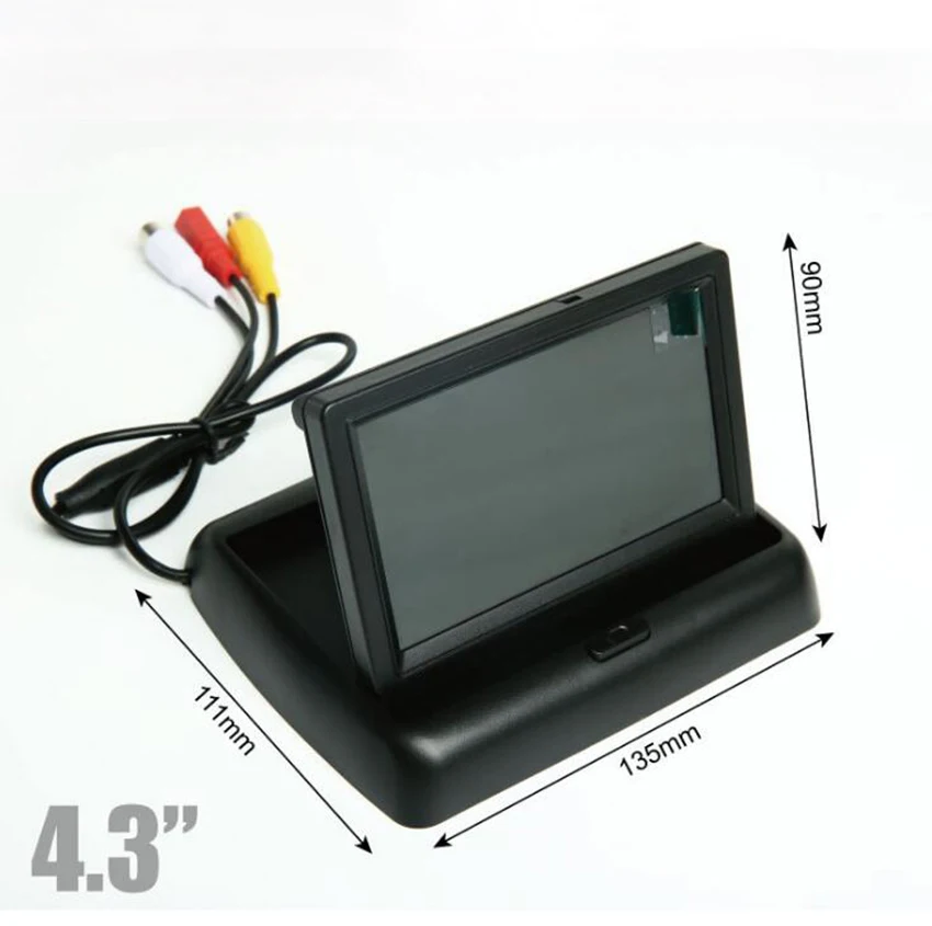 4.3 inch HD Foldable Car Rear View Monitor Reversing LCD TFT Display with Night Vision Backup Rearview Camera for Vehicle
4.3 inch HD Foldable Car Rear View Monitor Reversing LCD TFT Display with Night Vision Backup Rearview Camera for Vehicle