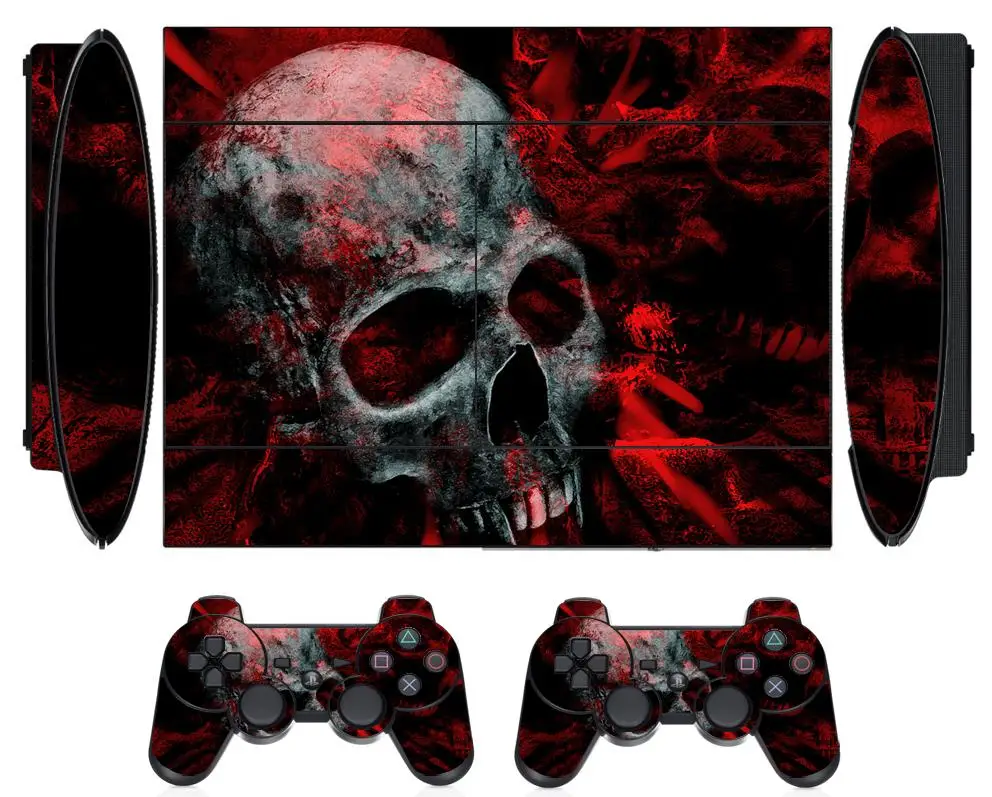 Skull 251 Vinyl Skin Sticker Protector for Sony PS3 Super Slim 4000 and 2 controller skins Stickers
Skull 251 Vinyl Skin Sticker Protector for Sony PS3 Super Slim 4000 and 2 controller skins Stickers