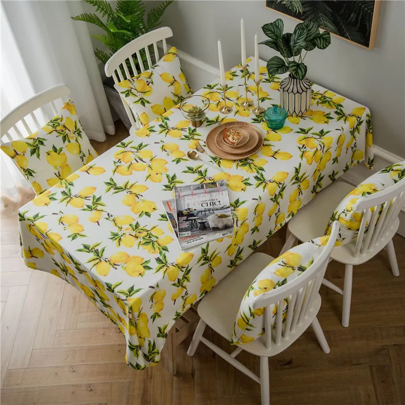 Korean Waterpoof Lemon Table Cloth Dining Fresh Table Cloth Cotton Polyester Tablecloths Home Table Cover Dinning Decoration
Korean Waterpoof Lemon Table Cloth Dining Fresh Table Cloth Cotton Polyester Tablecloths Home Table Cover Dinning Decoration