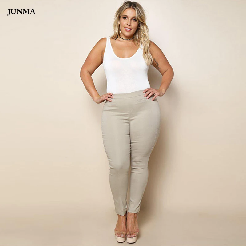 Good Quality Extra Large Size Women Capris Pants Gray Black Color Autumn Plus Size Female Elastic Pants Calf length 3XL
Good Quality Extra Large Size Women Capris Pants Gray Black Color Autumn Plus Size Female Elastic Pants Calf length 3XL