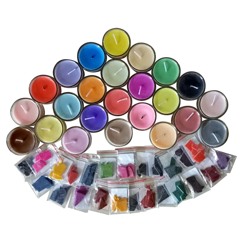 24 Colors 2G Per Color Wax Dye Scented Non-Toxic Diy Soy Candle Wax Pigment Dye For Candles Wax Handmade Soap Candle Making Su
24 Colors 2G Per Color Wax Dye Scented Non-Toxic Diy Soy Candle Wax Pigment Dye For Candles Wax Handmade Soap Candle Making Su