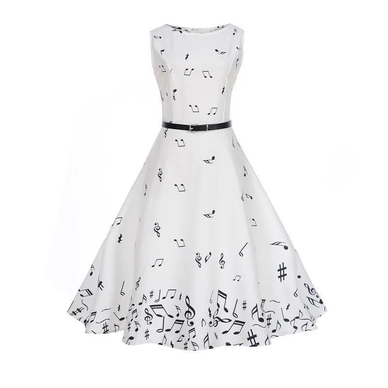 FUNMARS.T Fashion Women Note Printing Dress Casual Sleeveless White Slim Waist Big Swing Dresses bodycon dress
FUNMARS.T Fashion Women Note Printing Dress Casual Sleeveless White Slim Waist Big Swing Dresses bodycon dress