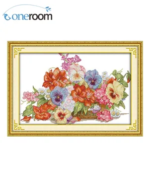 dim The gorgeous flower basket Counted Cross Stitch 11CT 14CT Cross Stitch Set Wholesale Cross-stitch Kit Embroidery
dim The gorgeous flower basket Counted Cross Stitch 11CT 14CT Cross Stitch Set Wholesale Cross-stitch Kit Embroidery