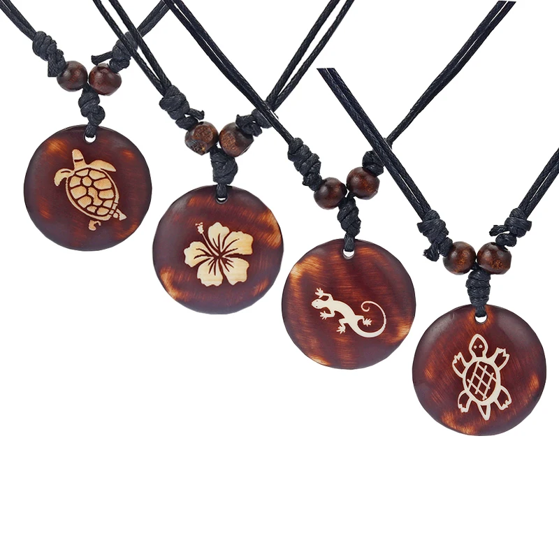 1pcs Brown Faux Yark Bone Carved Tortoise/Turtles/Hibiscus Flower/Gecko Charms Pendant Necklace Jewellery
1pcs Brown Faux Yark Bone Carved Tortoise/Turtles/Hibiscus Flower/Gecko Charms Pendant Necklace Jewellery