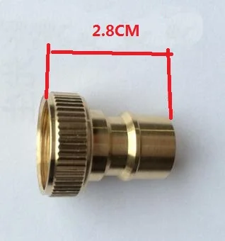 Washing machine parts inlet pipe brass faucet nozzle adapter 1/2 "