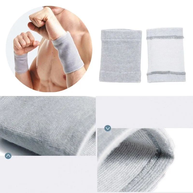 1 Pair Spandex Latex Bamboo Charcoal Wrist Support Tennis Wristband Sport Fitness Wraps Brace Protect soft breathable 10*8.5CM 3
1 Pair Spandex Latex Bamboo Charcoal Wrist Support Tennis Wristband Sport Fitness Wraps Brace Protect soft breathable 10*8.5CM 3