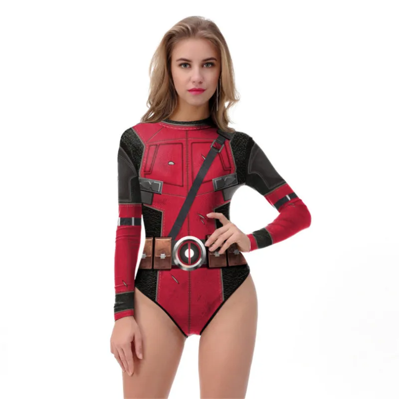 new Halloween Deadpool Costume for women Jumpsuit Female Batman Spiderman Bodysuit Superhero Swimsuit Dead waiter Cosplay Zentai
new Halloween Deadpool Costume for women Jumpsuit Female Batman Spiderman Bodysuit Superhero Swimsuit Dead waiter Cosplay Zentai