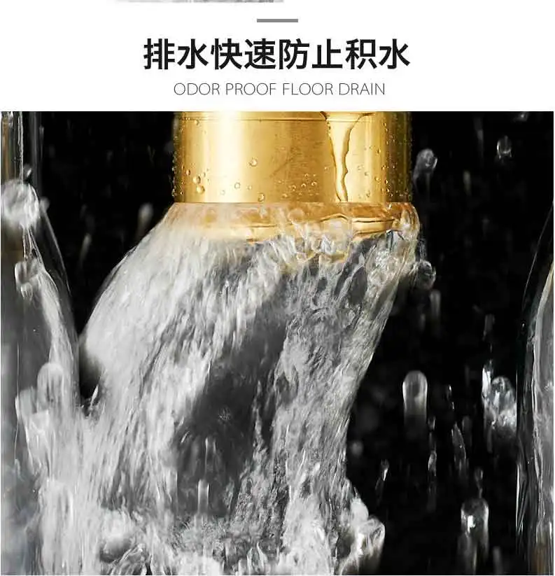 地漏-黑色全铜防臭地漏仿古卫生间厕所下水道三通洗衣机地漏浴室淋浴房-地漏尽在阿里_06
