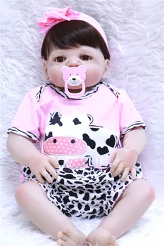 NPK girl doll reborn 23" full body silicone reborn baby dolls new born babies alive bebe menina de silicone menina 55 cm
NPK girl doll reborn 23" full body silicone reborn baby dolls new born babies alive bebe menina de silicone menina 55 cm