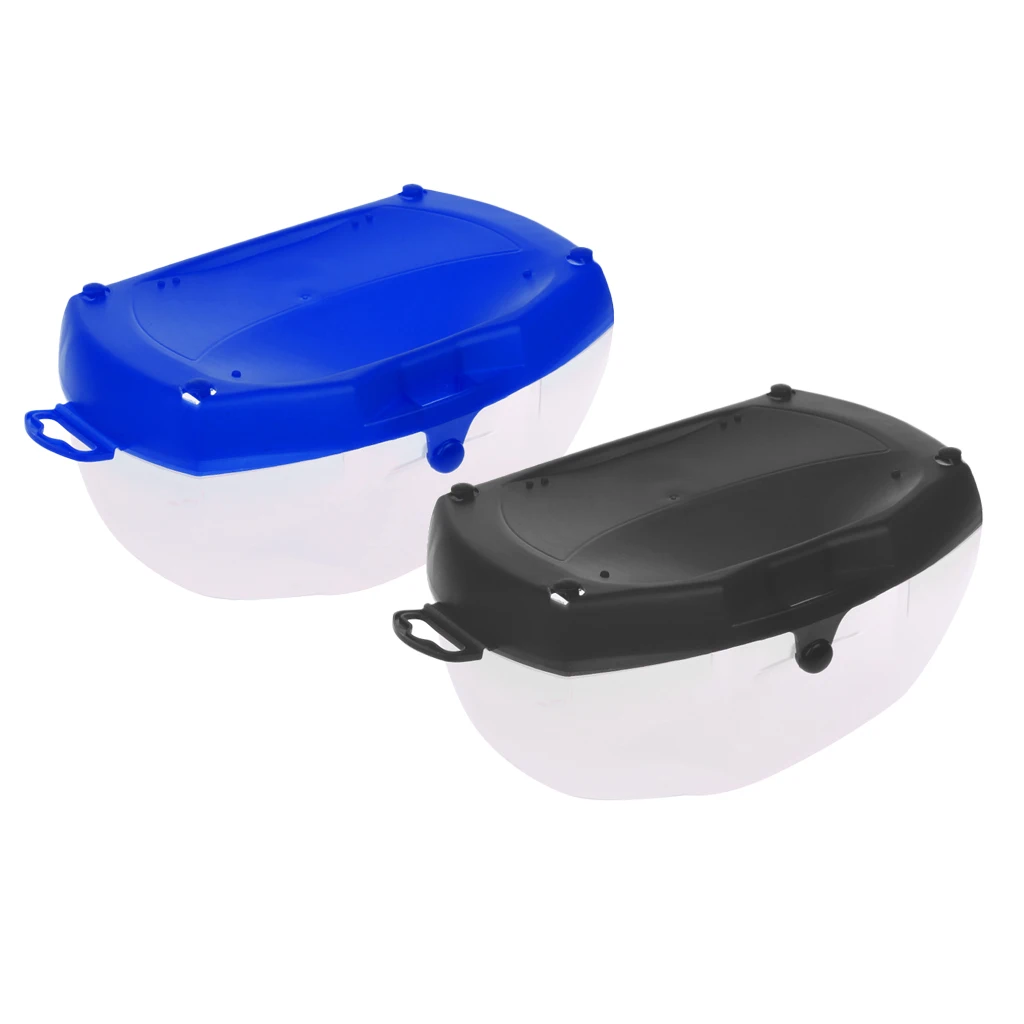 Perfeclan 2Pcs Heavy Duty Scuba Dive Diving Snorkel Mask Storage Box Hard Case Craft Scuba Diving Mask Case