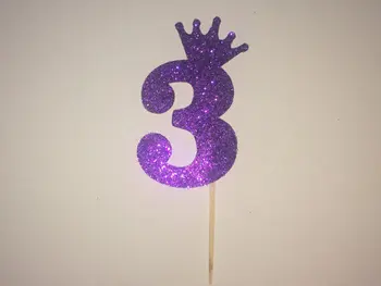 PURPLE custom number glitter cupcake Toppers baby bridal shower birthday wedding party cake decorations food picks
PURPLE custom number glitter cupcake Toppers baby bridal shower birthday wedding party cake decorations food picks