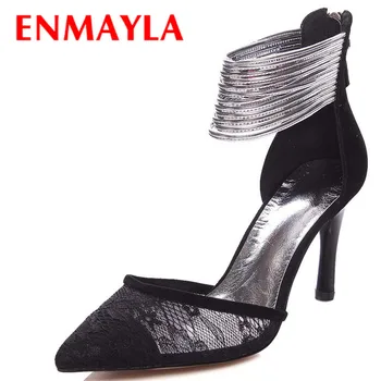 ENMAYLA New Spring Summer Sandals Woman High Heel Party Pumps Ladies Dress Pointed Toe Lace Women Pumps Breathable Shoes Woman
ENMAYLA New Spring Summer Sandals Woman High Heel Party Pumps Ladies Dress Pointed Toe Lace Women Pumps Breathable Shoes Woman