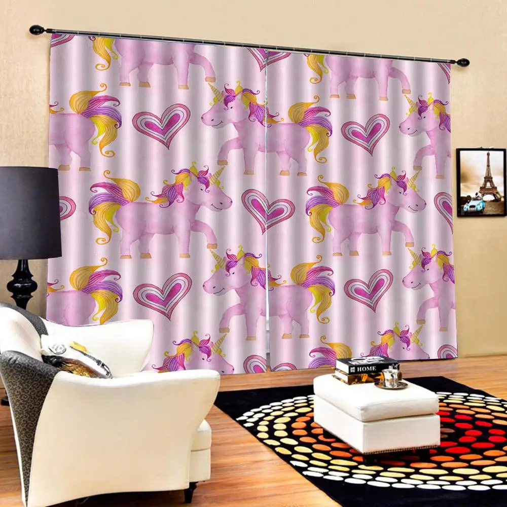Pink Unicorn Windows Curtains Thin for Living Room Bedroom Decorative Kitchen Curtains Drapes Treatments Customized Dropshi
Pink Unicorn Windows Curtains Thin for Living Room Bedroom Decorative Kitchen Curtains Drapes Treatments Customized Dropshi